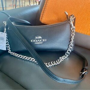 New with tags coach Charlotte shoulder Crossbody leather bag